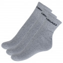 3PACK ponožky HEAD šedé (771026001 400)