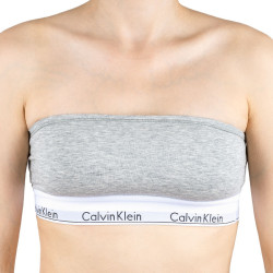 Dámská podprsenka Calvin Klein bandeau šedá (QF5295E-020)