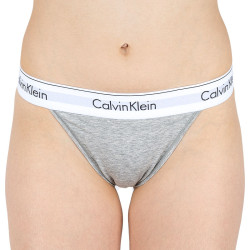 Dámské kalhotky Calvin Klein šedé (QF4977A-020)