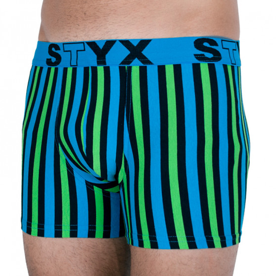 Pánské boxerky Styx long sportovní guma vícebarevné (U862)
