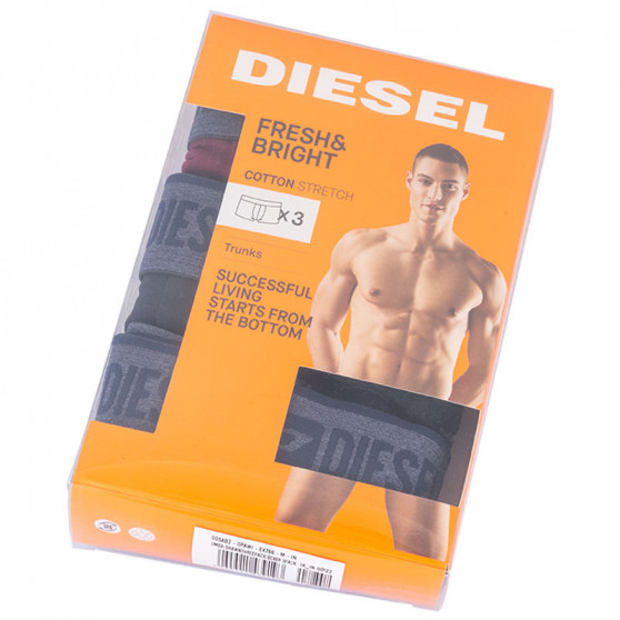3PACK pánské boxerky Diesel vícebarevné (00SAB2-0PAWI-E4786)