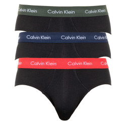3PACK pánské slipy Calvin Klein černé (U2661G-KDW)