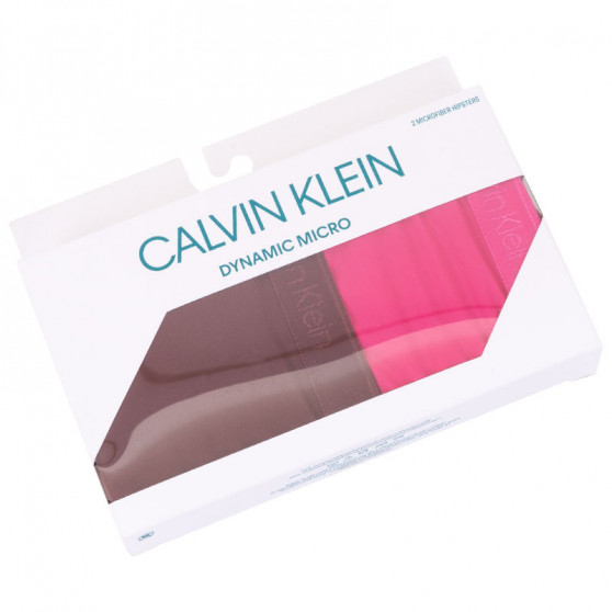 2PACK dámské kalhotky Calvin Klein vícebarevné (QD3696E-TMU)