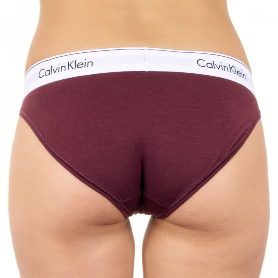 Dámské kalhotky Calvin Klein vínové (F3787E-MDO)