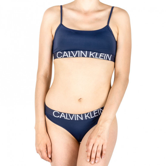Dámská podprsenka Calvin Klein tmavě modrá (QF5181E-8SB)