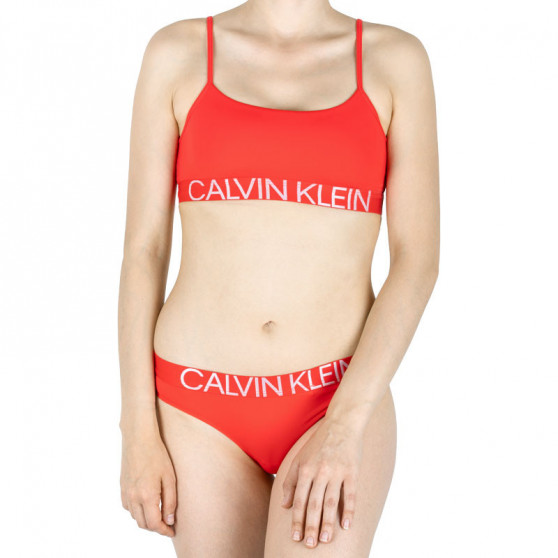 Dámská podprsenka Calvin Klein červená (QF5181E-DFU)