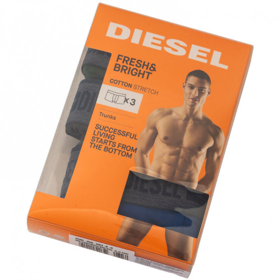 3PACK pánské boxerky Diesel vícebarevné (00SAB2-0PAWI-E4903)