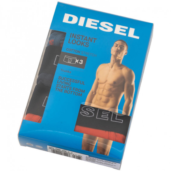 3PACK pánské boxerky Diesel vícebarevné (00ST3V-0TAWM-E4908)