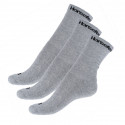 3PACK ponožky Horsefeathers šedé (AA547D)