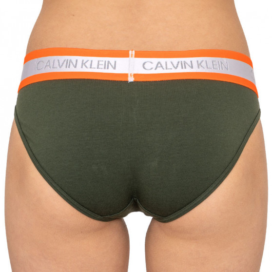 Dámské kalhotky Calvin Klein zelené (QF5460E-FDX)
