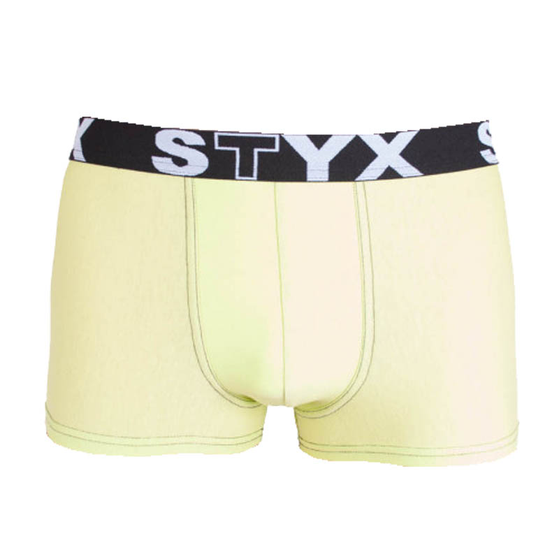 E-shop Pánské boxerky Styx sportovní guma nadrozměr zelenkavé