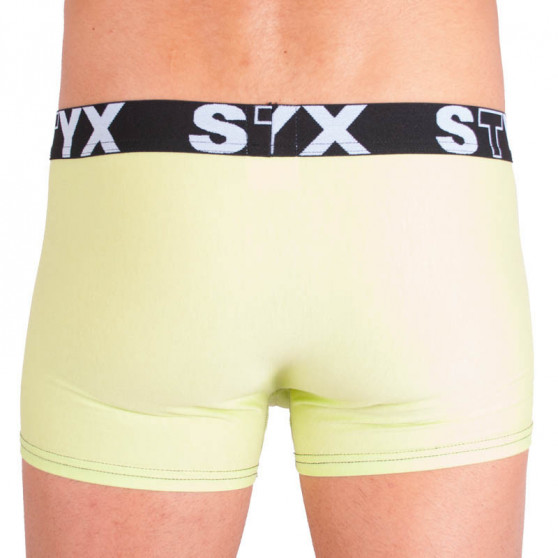 Pánské boxerky Styx sportovní guma nadrozměr zelenkavé (R4)