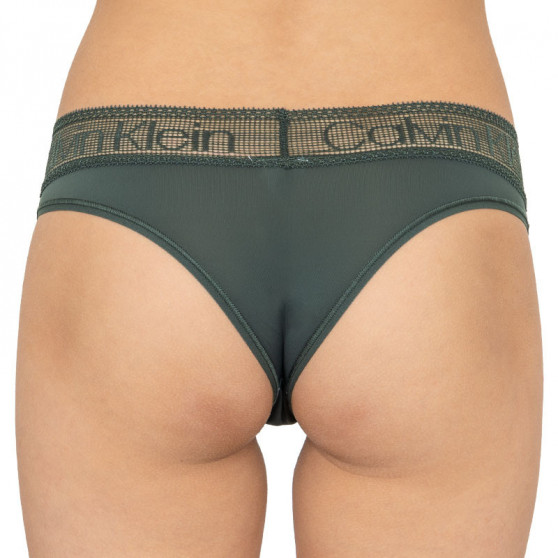 Dámské kalhotky Calvin Klein khaki (QD3698E-AMH)