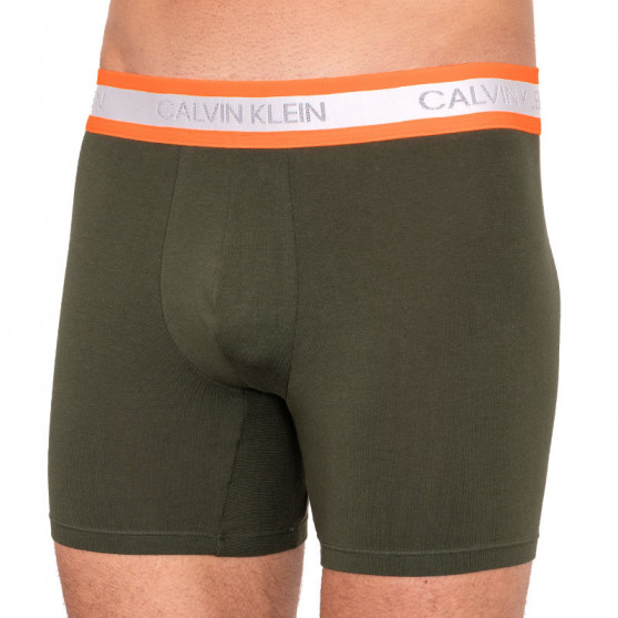 Pánské boxerky Calvin Klein tmavě zelené (NB2125A-FDX)