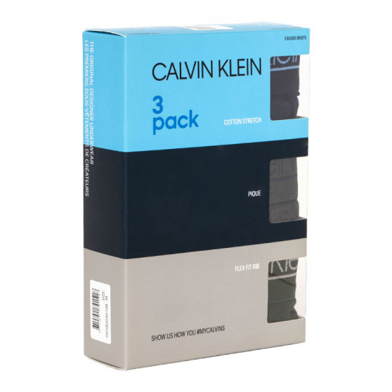3PACK pánské boxerky Calvin Klein vícebarevné (NB2008A-NXB)