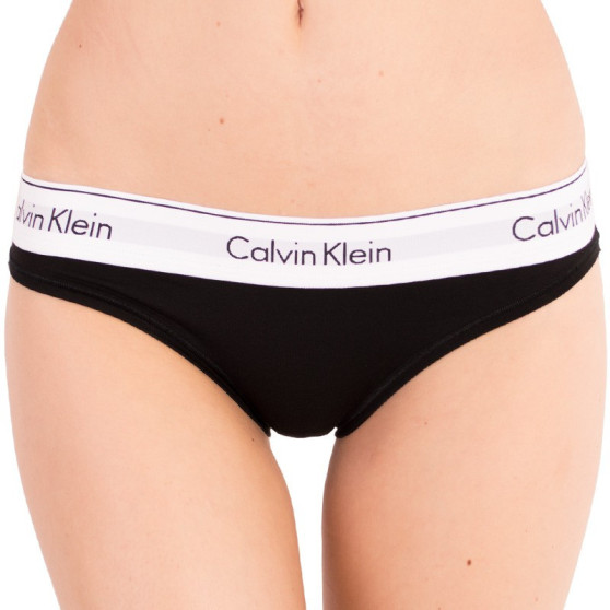 Dámské kalhotky Calvin Klein nadrozměr černá (QF5118E-001)