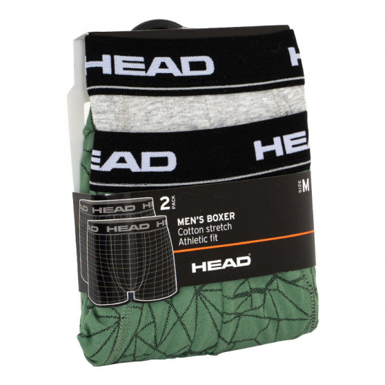 2PACK pánské boxerky HEAD vícebarevné (891004001 404)