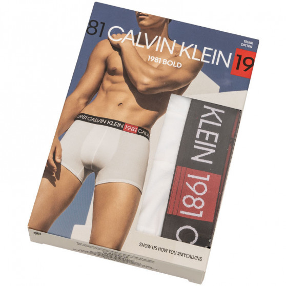 Pánské boxerky Calvin Klein bílé (NB2050A-100)