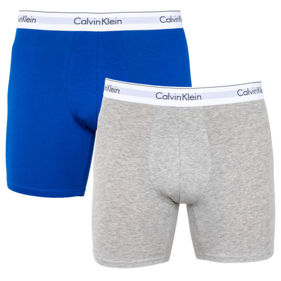 2PACK pánské boxerky Calvin Klein vícebarevné (NB1087A-SKJ)