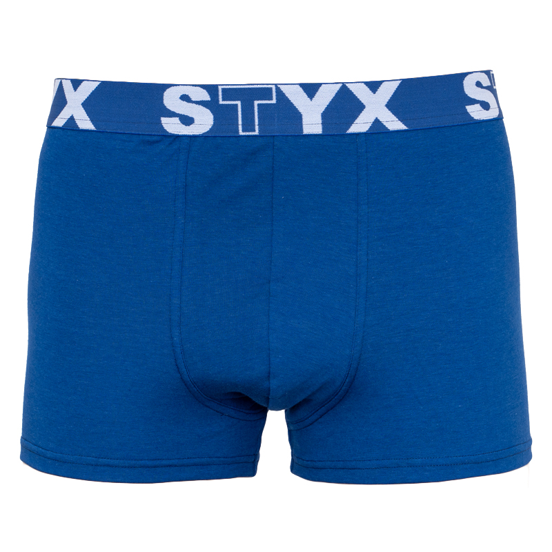 E-shop Pánské boxerky Styx sportovní guma nadrozměr tmavě modré