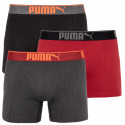 3PACK pánské boxerky Puma vícebarevné (681030001 899)