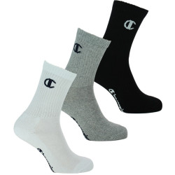 3PACK ponožky Champion vícebarevné (Y08QG-8WU)
