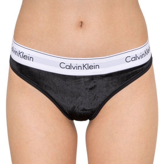Dámská tanga Calvin Klein černá (QF5512E-001)