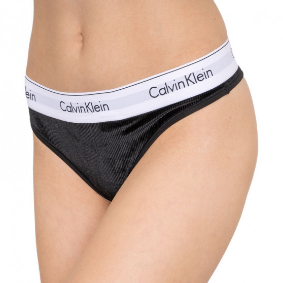 Dámská tanga Calvin Klein černá (QF5512E-001)