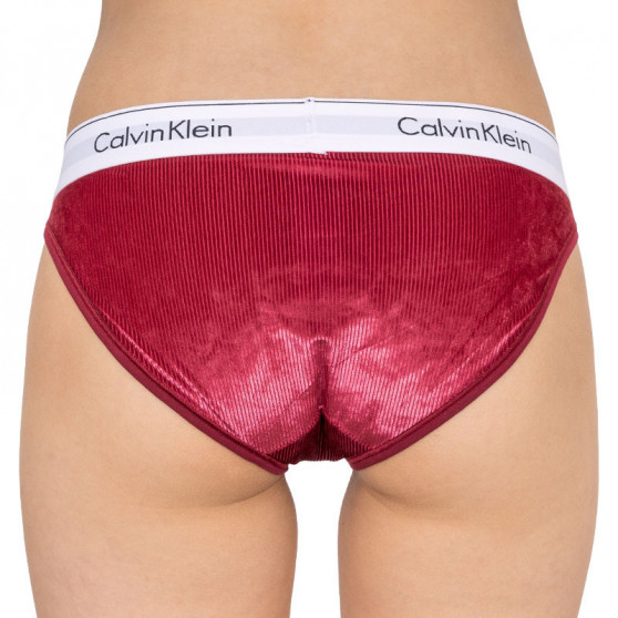 Dámské kalhotky Calvin Klein vínové (QF5513E-2XV)