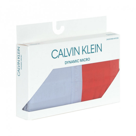 2PACK dámské kalhotky Calvin Klein vícebarevné (QD3696E-XCC)