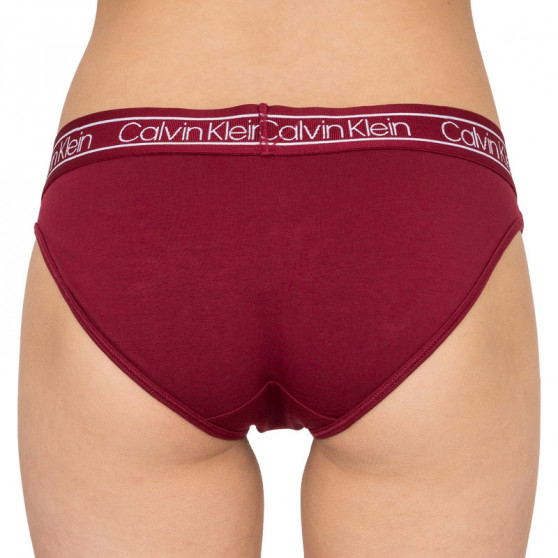Dámské kalhotky Calvin Klein vínové (QF5235E-2XV)