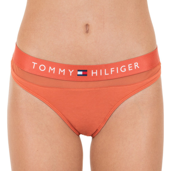Dámská tanga Tommy Hilfiger oranžová (UW0UW00064 887)