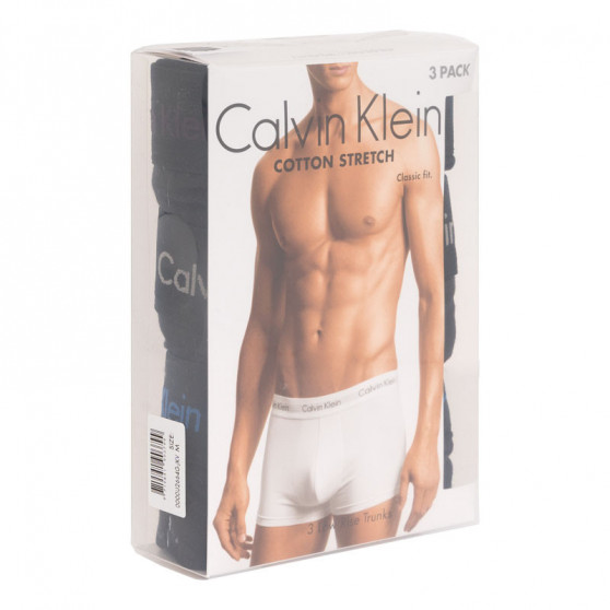 3PACK pánské boxerky Calvin Klein černé (U2664G-JKV)