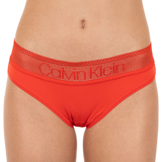Dámské kalhotky Calvin Klein červené (QD3699E-DFU)