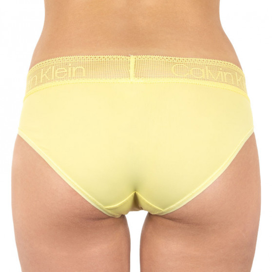 Dámské kalhotky Calvin Klein žluté (QD3699E-HZY)