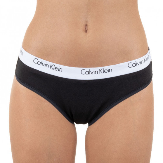 2PACK dámské kalhotky Calvin Klein černé (QD3584E-001)