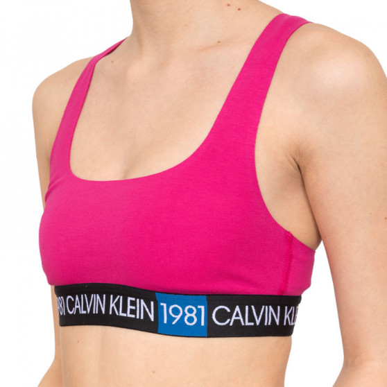Dámská podprsenka Calvin Klein růžová (QF5577E-8ZK)