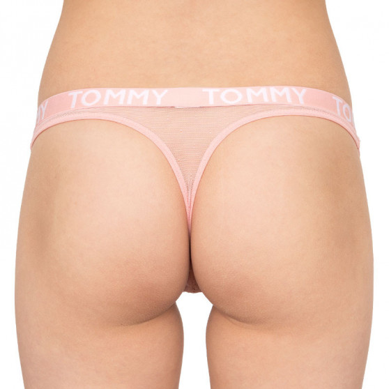 Dámská tanga Tommy Hilfiger růžová (UW0UW00841 699)