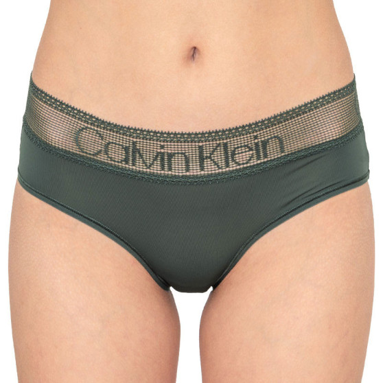 Dámské kalhotky Calvin Klein khaki (QD3700E-AMH)