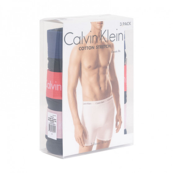 3PACK pánské boxerky Calvin Klein černé (NB1770A-BUW)
