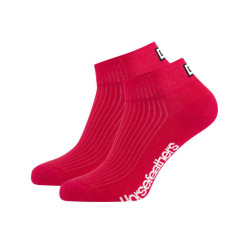 3PACK ponožky Horsefeathers run červené (AA1080C)