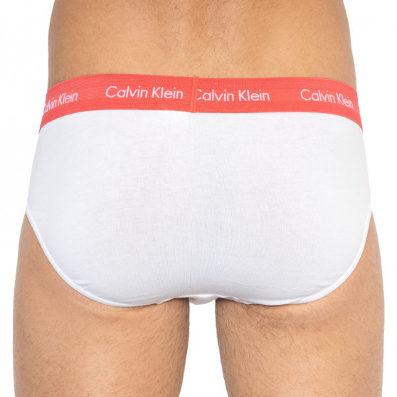 3PACK pánské slipy Calvin Klein bílé (U2661G-BUH)