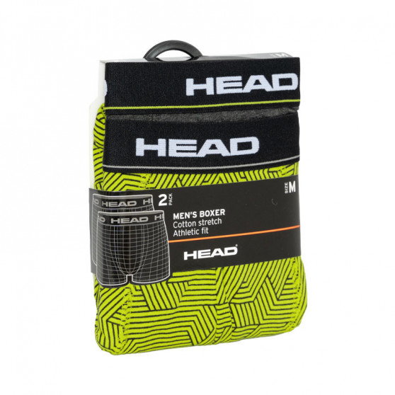 2PACK pánské boxerky HEAD vícebarevné (801004001 007)