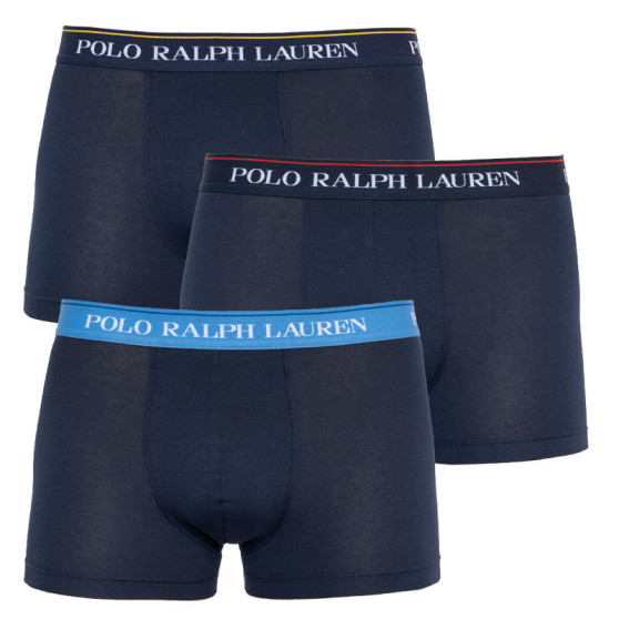 3PACK pánské boxerky Ralph Lauren modré (714662050049)