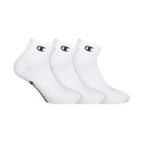 3PACK ponožky Champion bílé (Y08QH-8V0)