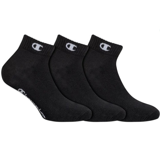 3PACK ponožky Champion černé (Y08QH-8VA)