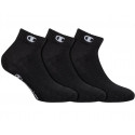 3PACK ponožky Champion černé (Y08QH-8VA)