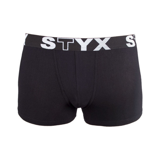 Dětské boxerky Styx sportovní guma černé (GJ960)