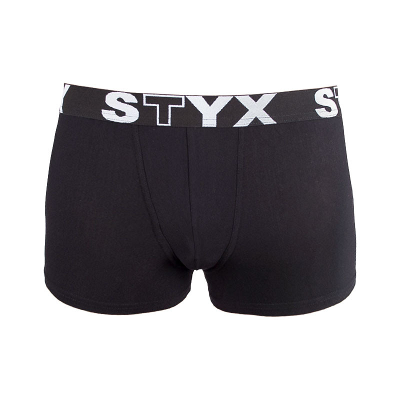 E-shop Dětské boxerky Styx sportovní guma černé