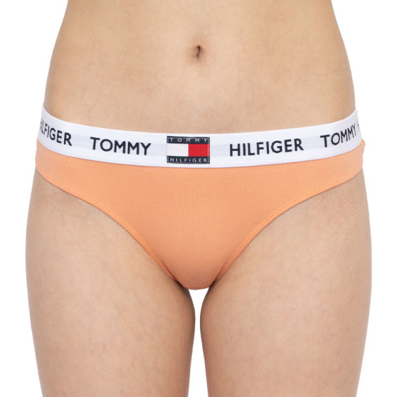Dámská tanga Tommy Hilfiger oranžová (UW0UW02198 TD9)